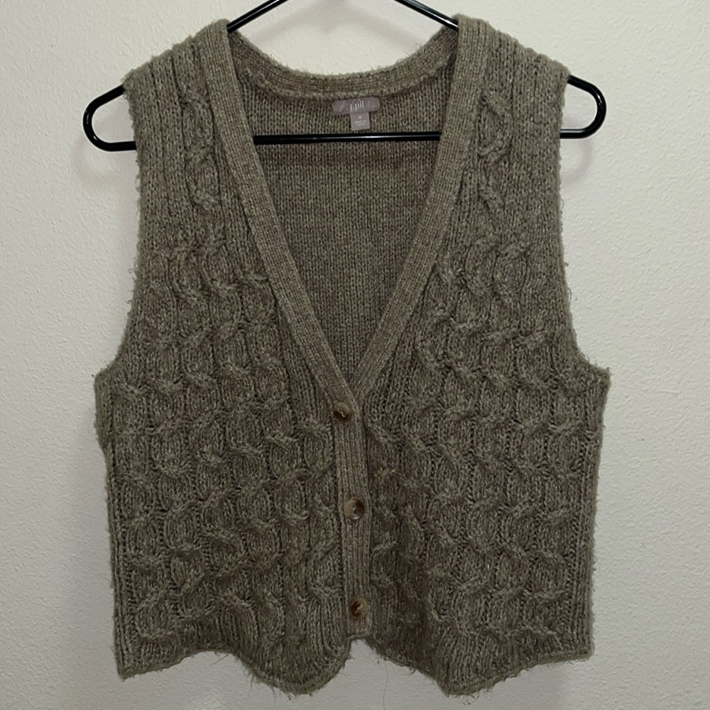 Tan Sweater Vest